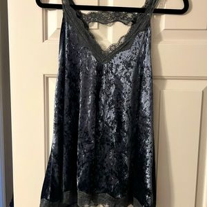 Blue Velvet Tank